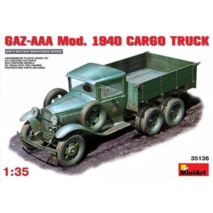 Miniart - Gaz-aaa. Mod. 1940. Cargo Truck. (Min35136) - modelbouwsets, hobbybouwspeelgoed voor kinderen, modelverf en accessoires