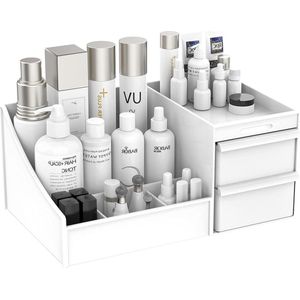 Make-up Organizer Opslag Grote Capaciteit met Laden - Lipsticks Borstels Sieraden Nagelverzorging Huidverzorging - Bureau Dressoir Slaapkamer Badkamer