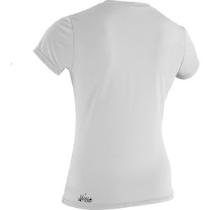 2025 O'Neill Dames Basic Skins Korte Mouw Spatlap - White