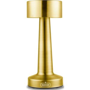 Buccan - Dumbbell tafellamp - Goud - 3 lichtstanden en touchpanel
