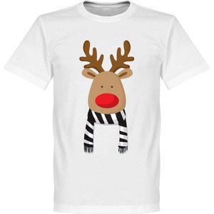 Reindeer Supporter T-Shirt - Wit/Zwart  - M