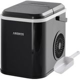 AREBOS IJsblokjesmachine - Ijsmachine - 1,1 L - 12 Kg - Zwart
