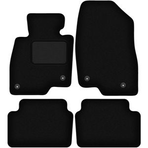 Zwarte velours vloermatten voor: Mazda 6 GJ III stationwagen (2012-)