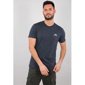 Alpha Industries T-Shirt Basic Small Logo Navy Blue-M