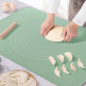 Grote siliconen bakonderleggers, antislip, anti-aanbak, bakmat met hoge rand, voor het maken van koekjes, macarons, werkblad, placemats (70 x 50 cm)