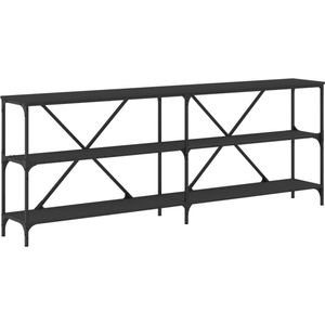vidaXL-Wandtafel-200x30x75-cm-bewerkt-hout-en-ijzer-zwart