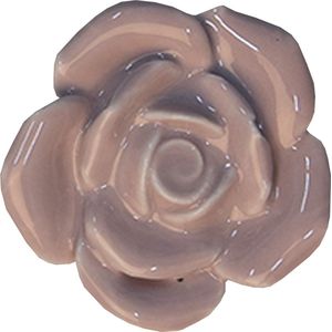 Clayre & Eef Deurknop Ø 4 cm Roze Keramiek Meubelknop