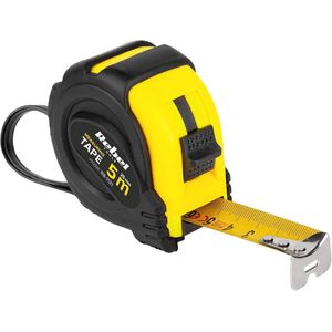Robuust Meetlint 5m met Oprolsysteem en Ergonomisch Ontwerp