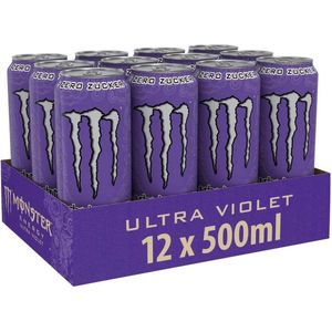 Monster Energy Ultra 12x 500ml Violet
