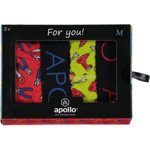 Apollo - Boxershorts heren - Giftbox Gereedschap - Maat S - Cadeaudoos - Geschenkdoos - Geschenkdoos met deksel - Giftbox mannen - Cadeaudoos vierkant