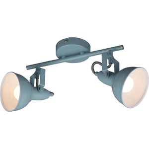 Briloner Leuchten SOFT Plafondlamp - 2-lichts -Spots Draai en kantelbaar - E14 - Metaal - Mintwit