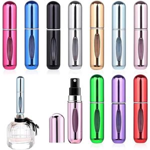 10 stuks 5 ml mini parfumverstuiver navulbaar leeg reisparfum verstuiver met venster voor handtas reizen vakantie vliegreizen