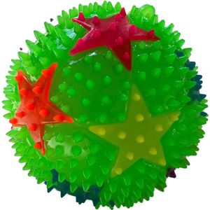 Hoogwaardige Knipperende Spiky Balls / Stress Bal / Massage Bal | Glow In The Dark | Anti Stress Fidget | Groen