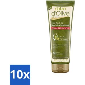 Dalan d'Olive - Crèmespoeling - Kleur Bescherming - 200 ml - Bulkverpakking - 10 stuks