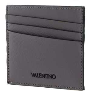 VALENTINO Leren Kaarthouder Chico Wallet Fango Grijs