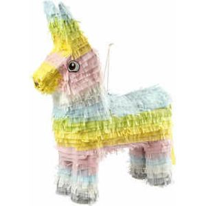 Party Piñata - pastelkleuren - afm 39x13x55 cm - 2 stuks