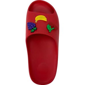 Zenne Slipper, Fruitige EVA-Slippers, Heren-Dames Slipper, Antibacterieel Slipper, Anatomical Slipper, Rood-Maat:36 - set 2