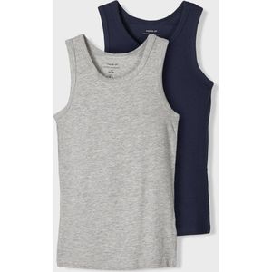 NAME IT NKMTANK TOP 2P NOOS Jongens Onderhemd - Maat 134/140