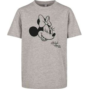 Mister Tee Minnie Mouse - Minnie Mouse XOXO Kinder T-shirt - Kids 146/152 - Grijs