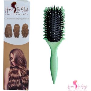 Haar in Stijl® | Teal Curl Define Styling Brush met EdgeLift