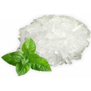 Pure menthol kristallen per 50 gram - sauna - smaakstof - e-liquids - verkoudheid - geur - verdampen - DIY persoonlijke verzorgingsproducten