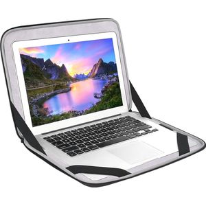 14 inch laptophoes, waterdicht, schokbestendig, laptoptas, notebookhoes, beschermhoes, tas, beschermhoes, tas, beschermhoes, tas, beschermhoes, tas, beschermhoes voor 14 inch HP Stream 14, Lenovo, Dell - grijs