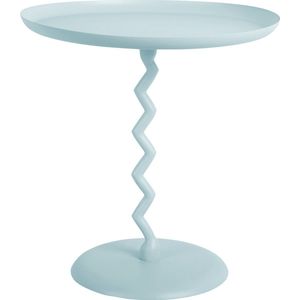 Leitmotiv - Zig Zag Medium - Bijzettafel - Zachtblauw - Metaal