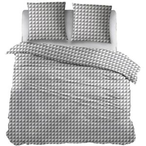 Snoozing Chanel Dekbedovertrek - Tweepersoons - 200x200/220 cm - Grey
