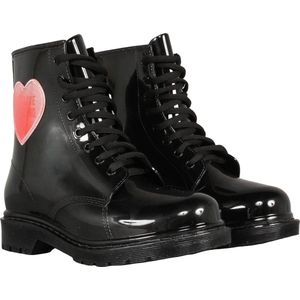 Love Moschino - Veterboots - Vrouw - JA24073G1BIR - black,red