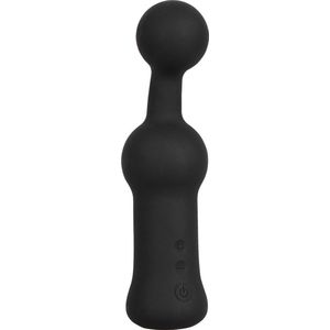 Black Velvets Prostaat Vibrator met Dubbele Motoren - Met balvormige Top - 10 Vibratiestanden en Oplaadbaar - 19 cm
