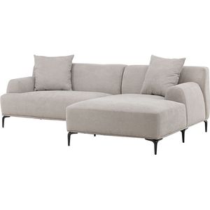 Viskan bank chaise longue bank rechtse lichtgrijs.