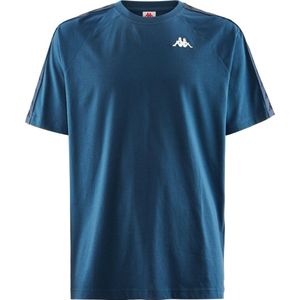 Kappa Unisex T-shirt - Blauw - Maat S