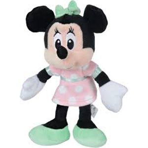 Minnie Mouse (Witte Stippen) Disney Junior Pluche Knuffel 20 cm {Mickey Mouse Plush Toy | Speelgoed knuffelpop knuffeldier voor kinderen baby jongens meisjes}