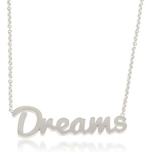 Dreams ketting - Zilverkleurig - My Bendel - Dreams ketting - Zilverkleurig - verkleurt niet - Met luxe cadeauverpakking