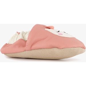 Thu!s baby sloffen roze met kat - Maat 18/19 - Pantoffels