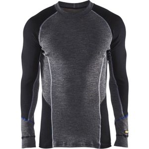 Blaklader Onderhemd 100% Merino WARM 4897-1732 - Medium Grijs/Zwart - 4XL