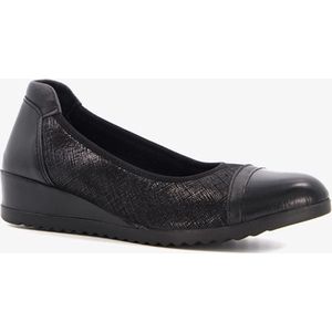 Natuform dames pumps zwart met sleehak - Maat 41 - Uitneembare zool