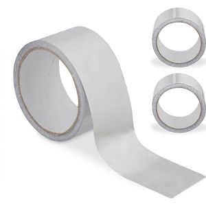 relaxdays aluminiumtape - tape - reparatietape - plakband - aluminium - zelfklevend