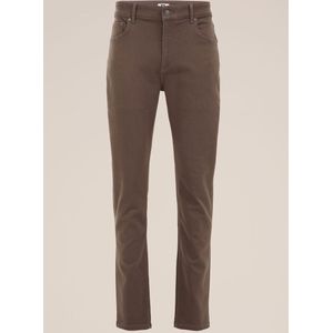 WE Fashion Heren slim fit broek van jog denim