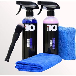 NMBR10 Engine Care Package - Motorblok reinigen - motor schoonmaken - auto wassen - cadeau - cadeaus pakket - cadeau pakket - noodpakket auto - motor reiniging- engine cleaning - auto was producten - engine wash - motor was producten - motorruimte