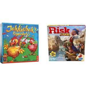 Spellenbundel - 2 Stuks - Halli Galli Junior & Risk Junior