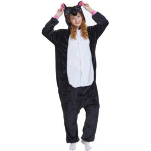 Leuke Zwarte Eenhoorn - Onesie - Maat L - geschikt voor 168-175CM - Pyjama - Jumpsuit - Kostuums - Pyjama's - Nachtkleding
