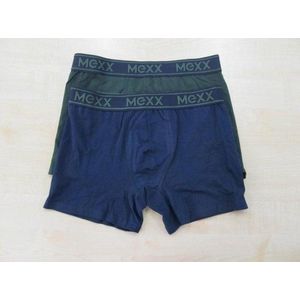 Mexx Heren 2Pack Short Blauw/Groen-S