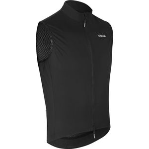 GripGrab - PACR Vest Lichte Winddichte Fiets Gilet Thermo Wielrennen Windvest Mouwloos - Zwart - Heren - Maat L