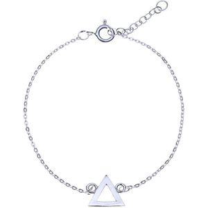 Armband dames | Armband ketting met driehoek | WeLoveSilver