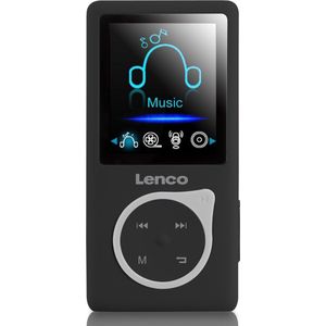 Lenco Xemio-668 - MP3-Speler incl. 8GB micro SD en oordopjes - Zwart