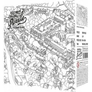 HO Koelkastpoëzie Puzzel City Sketch