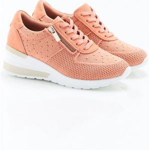 Damart - Sneaker met sleehak, Climatyl - Vrouwen - Oranje - 40