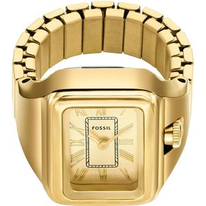 Fossil ES5343 Vrouwen Ring-Horloge - Goudkleurig