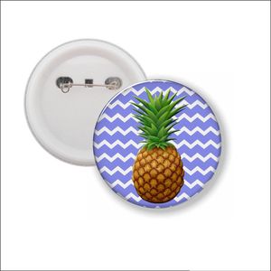 Button Met Speld - Ananas